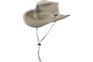 PANAMA JACK Mesh Crown Safari Men's Sun Hat, 3" Brim, Adjustable Chin Cord, UPF (SPF) 50+ Sunhat Protection