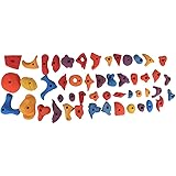 ADVENTURE STORE Climbing Holds Stone with Metal Hardware Screws (Set of 50)