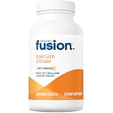 Bariatric Fusion Calcium Citrate with Vitamin D3, 180 Tablets | Easy-to-Swallow Calcium Supplement with Vitamin D to Increase Absorption,* Bariatric Calcium Citrate 600mg