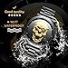 Watch,Mens Fashion Large Face Gold Skull Watch with Bracelet Link Band,Stylish Cool Stainless Steel 98 FT Waterproof Watch for Men