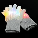 Multi-Color Electro LED Flashing Glove Light Up