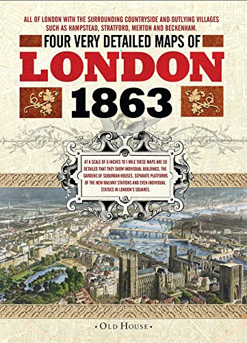 Street Maps of Victorian London, 1863 (Old House Projects) by Edward Stanford