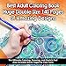 Best Adult Coloring Book (Double Size) - 140 Pages with 68 Designs - Amazing Designs & Stress Relieving Patterns including Mandalas, Geometric Shapes, an Animal - Perfect for Coloring & Sketching