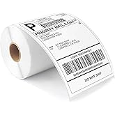 CEPRICO - 4”x 6” Direct Thermal Shipping Labels - 1 Roll (Per Roll 220 Labels) - Waterproof Perforated Self Adhesive Printable Stickers for UPS DHL FedEx USPS - Compatible w/Zebra & Thermal Printers