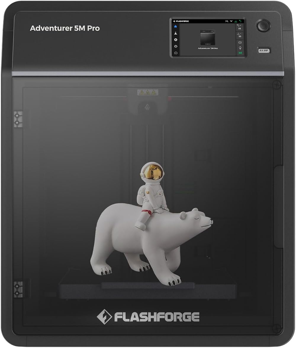 Flashforge Adventurer 5M Pro 3D Printer High Speed 600 mm/s Dual Filtration