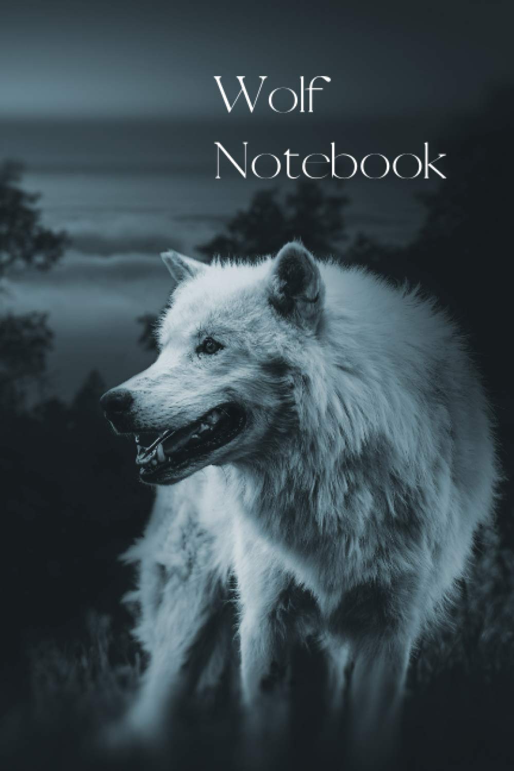 Wolf Notebook: Wolf Journal, Perfect for People who love White Wolves, Ideal for Writing Ideas, Lined Notebook) (120 pages) (6 x 9 inches)