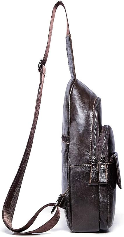 Amazon Co Jp トートバッグ レザーメンズブラヘッド牛革ファッションメンズ斜めバッグ 財布 Color Yellow Size S ホーム キッチン