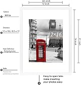 Scholor Tree 12x16 Inch Picture Frame Set of 3 White Plastic Wall Mountable view 3
