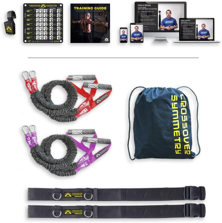 Crossover Symmetry Individual Package – Shoulder Health and Performance System. Perfect for Fitness, Warmups, Arm Care, Rotator Cuff Exercises or Rehab