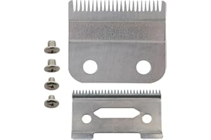 Gxcdizx Replacement Clipper Blade for Wahl Precision, Precision Premium Smooth Cut, 2-Hole Stagger-Tooth, 2Hole Taper and 2Ho