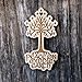 Ornament - Peace on Middle Earth - Raw Wood 4x2in