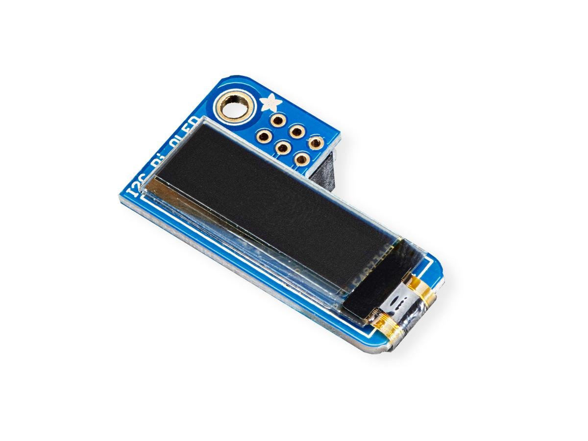 Adafruit PiOLED - 128x32 Monochrome OLED Add-on for Raspberry Pi
