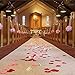 Wedding Aisle Runner White 24 in×30 ft Aisle Runner Rug with Wavy Print for Wedding Party Indoor and Outdoor