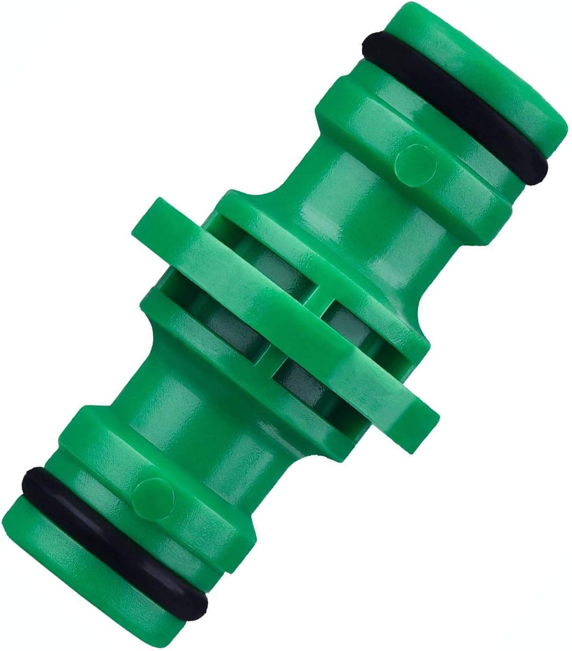 iwobi 6 Pack Double Male Hose Quick Connector Extender for Join Garden Hose Pipe Tube BigaMart