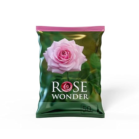 Divine Tree Rose Care Rose Plant Fertilizer for Flowering Organic Fertilizer for Rose Plants Rose Food (50 G)