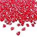 Super Z Outlet Acrylic Color Ice Rock Crystals Treasure Gems for Table Scatters, Vase Fillers, Event, Wedding, Birthday Decoration Favor, Arts & Crafts (385 Pieces) (Red)