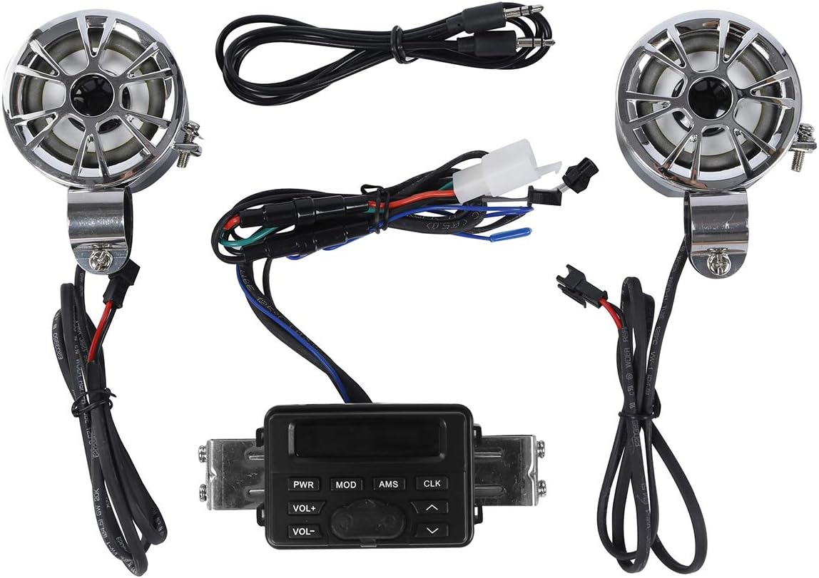 handlebar mounted radios for motorcycles