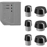 Compatible with Bose S1 Pro Knobs Button Set 6-Pack Black | Enhanced Durability Easy Snap-On Installation