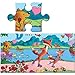 eeBoo A Lovely Day Panoramic Floor Puzzle, 36 pieces