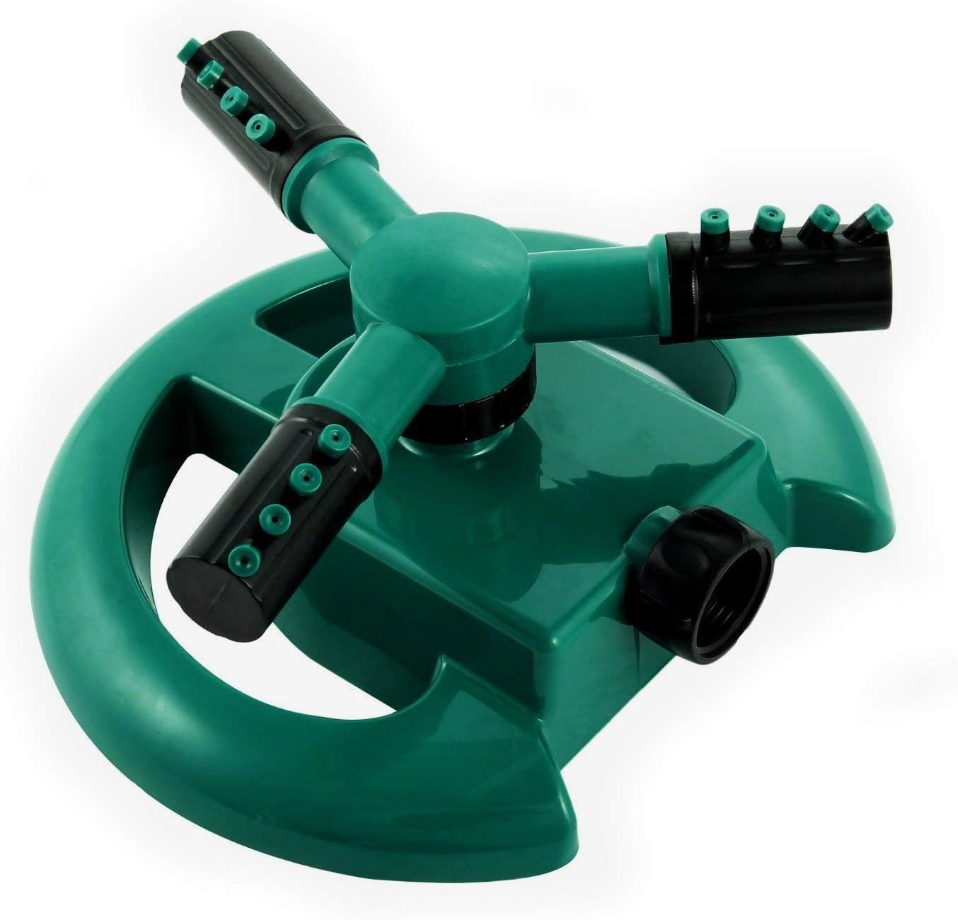 Durable Lawn Sprinkler, Water Sprinklers for Lawn, Garden, Yard, Flower Grass Plant Park, 360 Degree Rotating Sprinkler Irrigation System, Adjustable Spray Angle and Distance -Up to 3600 sq.ft.
