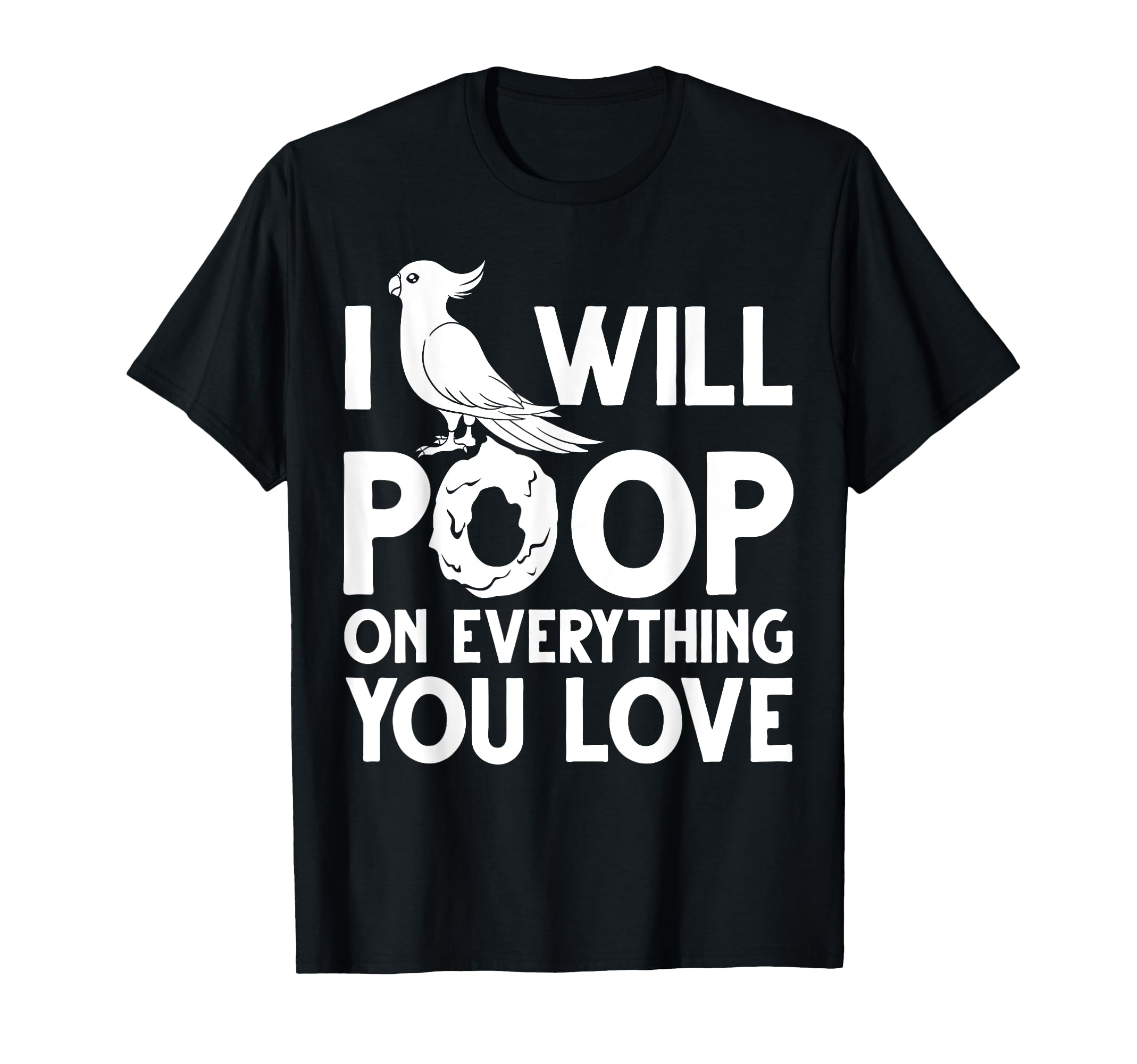 Cockatiel Bird Cage Pipe Cockatoo T-Shirt