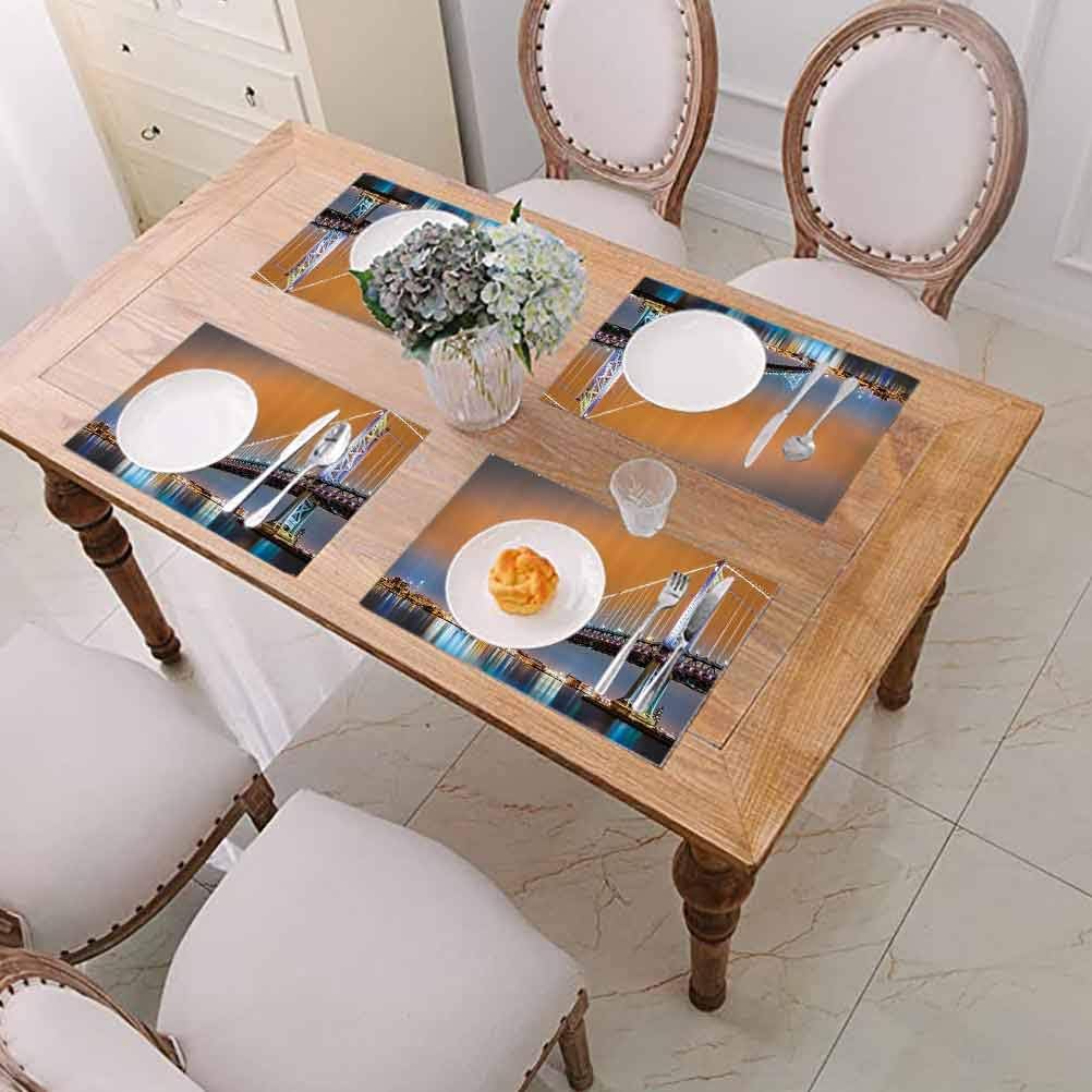 Durable Kitchen Table Mats Placemat, Apartment Decor Collection Ben