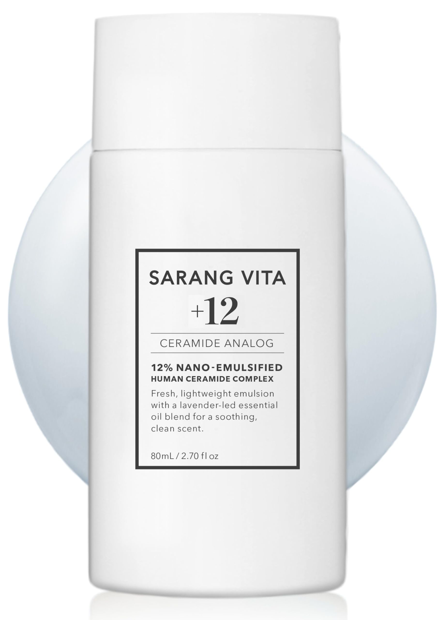 サランヴィータ ナノエマルジョン 乳液 80mL 乾燥肌 敏感肌 高保湿 しっとり インナードライ ヒアルロン酸 セラミド12%