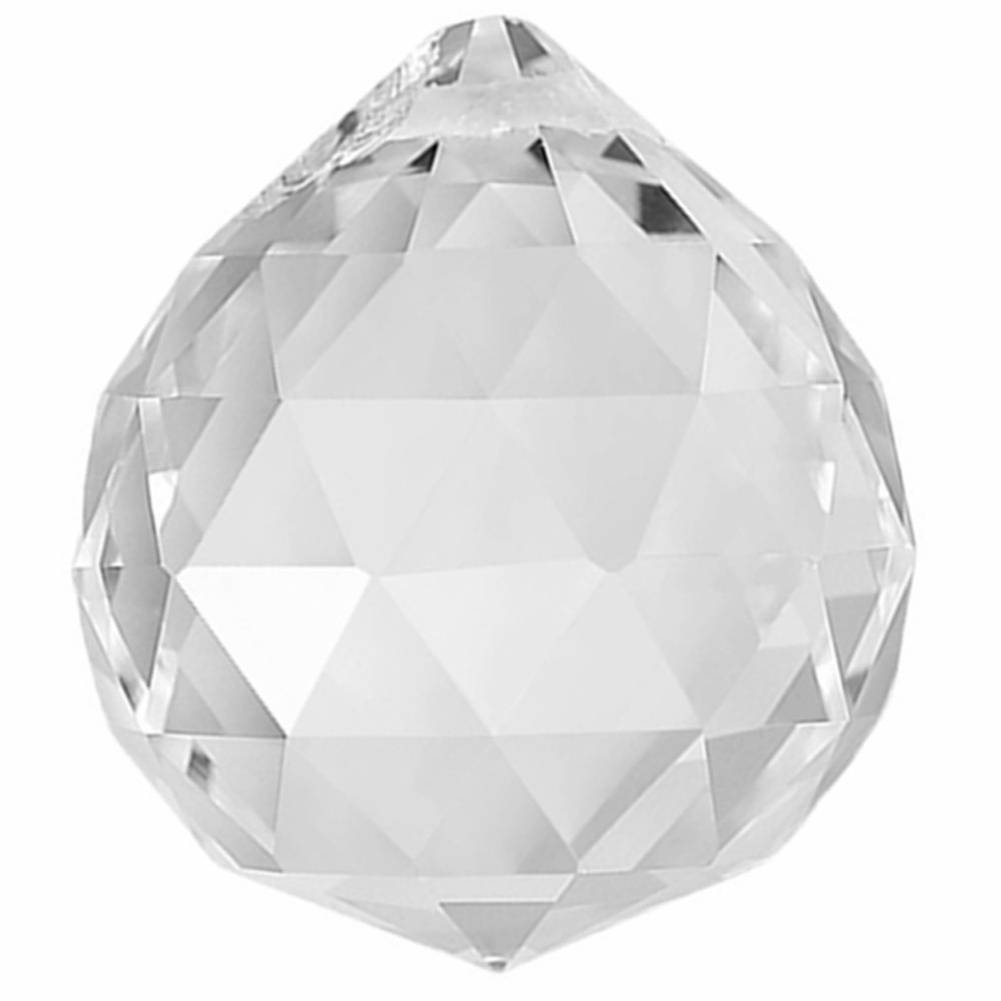 Photo 1 of ***(MINOR DAMAGE/ SEE NOTES BEFORE BIDDING)***80mm Large Crystal Prism Suncatcher for Windows Hanging, Clear Glass Crystal Sun Catcher Beads Pendants Maker Balls for Indoor Outdoor Garden Feng Shui Home Decor