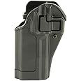 BLACKHAWK, CQC SERPA Holster With Belt and Paddle Attachment,Fits Sig Sauer P250/P320 Full Size and Compact, Left Hand, Black