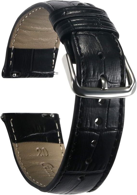 Amazon Lancardo 腕時計バンド 本革交換ベルト スマートウォッチ 工具なし男女 22mm ブラック 時計バンド 腕時計 通販