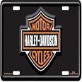 CHROMA Graphics Harley Davidson Auto-Schlagwort - 6x12 Zoll, Aus Aluminium, Geprägt, Mit V-Twin-Motiv, Vorgebohrt Für Einfache Montage