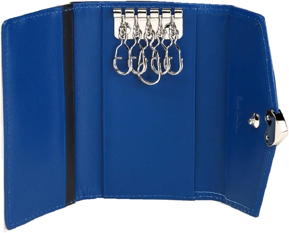 Amazon ポールスミス Paul Smith 財布 Key Case カラーミックスラブレター レディース キーケース ブルー 財布