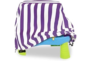 Rileytee Water Table Cover,Heavy Duty Kids Water Table Cover,Rain Showers Splash Pond Water Table,Outdoor Waterproof Dustproof Anti-UV Water Play Table Cover-Purple(Cover only)