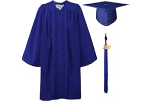 GraduationMall Matte Kindergarten Graduation Gown Cap Set with 2025 Tassel
