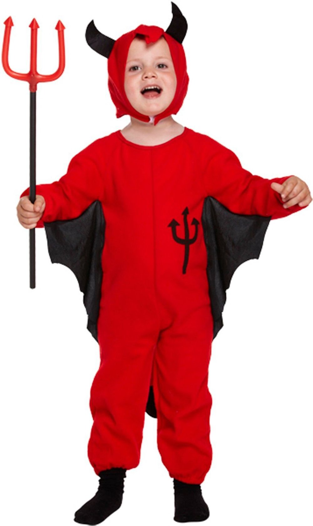 Henbrandt NEW TODDLER BOY'S GIRL'S FANCY TODDLER DEVIL HALLOWEEN PARTY COSTUME DRESS 2-4 (Toddler 2-4 Years, Red Devil Costume)