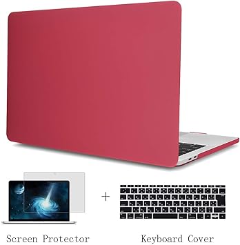 Amazon Twol Macbook 12 インチ ハードケース 半透明 軽量 マックブック シェルカバー と キーボードカバー 日本語 と 液晶保護フィルム付き ３セット 12 インチ Macbook Retina対応保護ケース モデル A1534 ワインレッド Twol Pcバッグ ケース スリーブ 通販