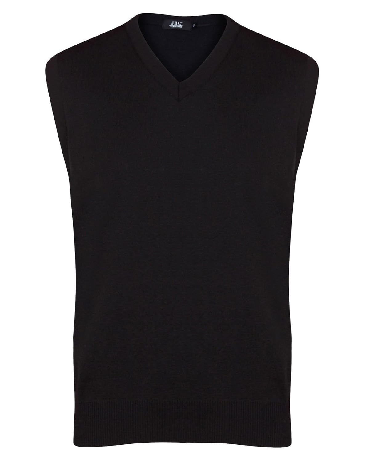 JBC Collection Mens Sleeveless V Neck Slipover Sweater Size S 5XL Golf Jumper Bodywarmer