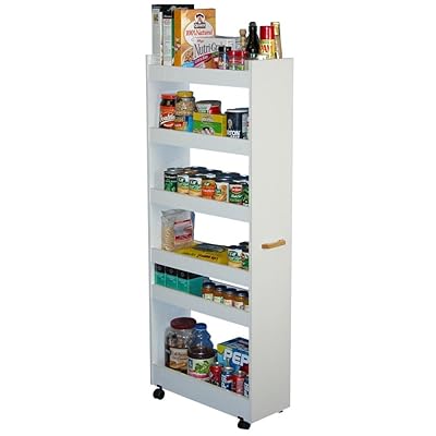 Venture Horizon 4036-11WH White Thin Man Pantry Cabinet