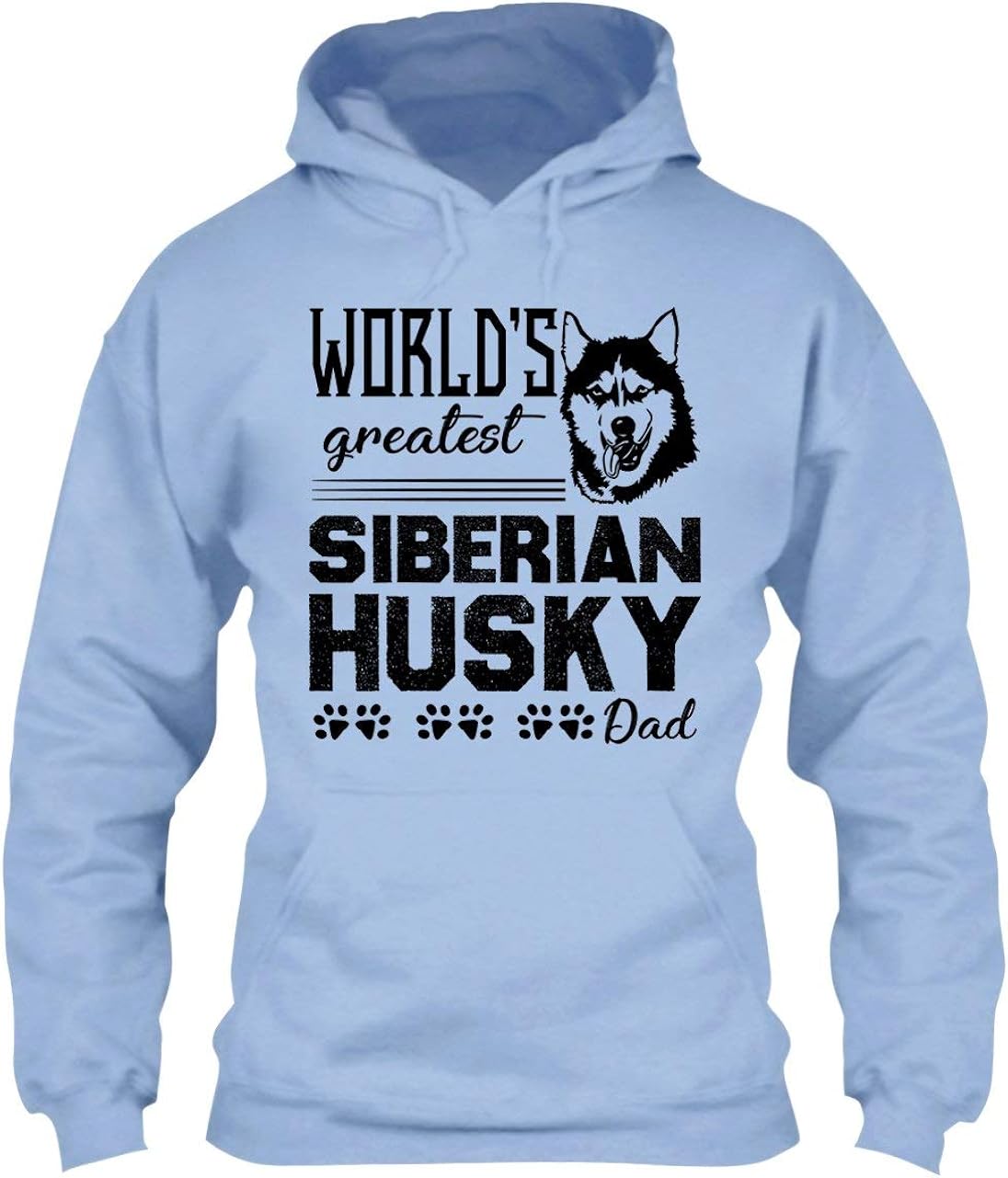 Siberian Husky Dad Hoodie, Pullover Hoodie, Long Hoodies