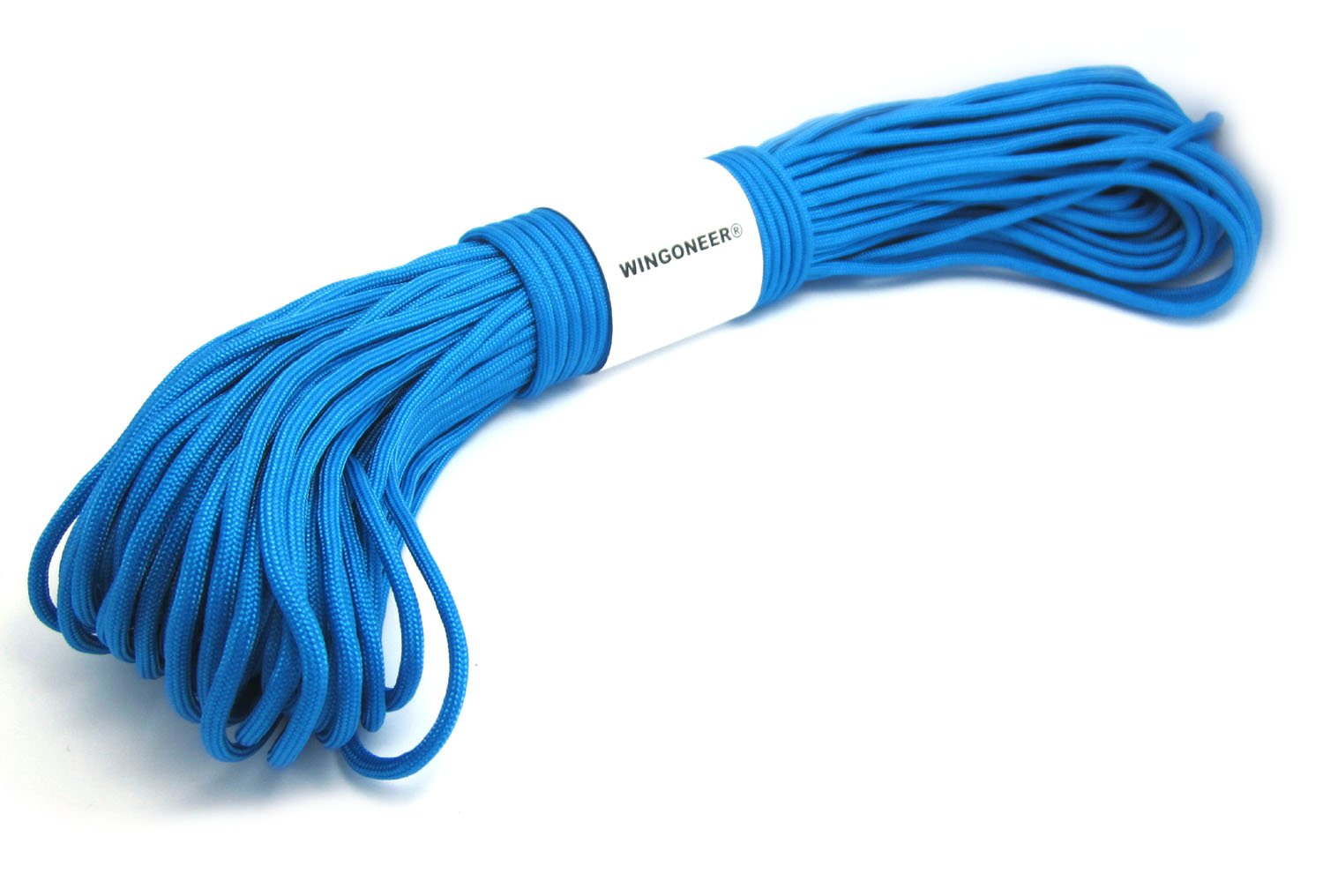 WINGONEER® 550 Paracord Mil Spec Type III 7 strand parachute cord Sky Blue 100 feet