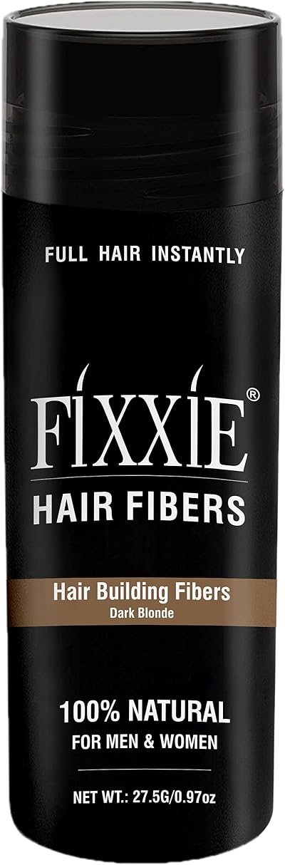 FIXXIE Hair Fibres DARK BLONDE 27.5g Bottle Hair Concealer Keratin Fibers