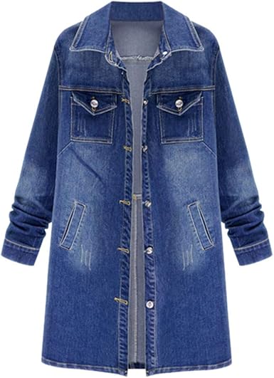 jeans long coat