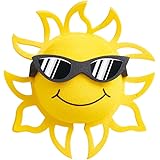 Cool California Sunshine B&W Sunglasses Car Decor Antenna Ball Auto Accessory