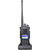 Ailunce Radios HD1 DMR, radio bidireccional de mano GPS de doble banda, radio FM IP67 impermeable, grabación LCD SMS 3000 can