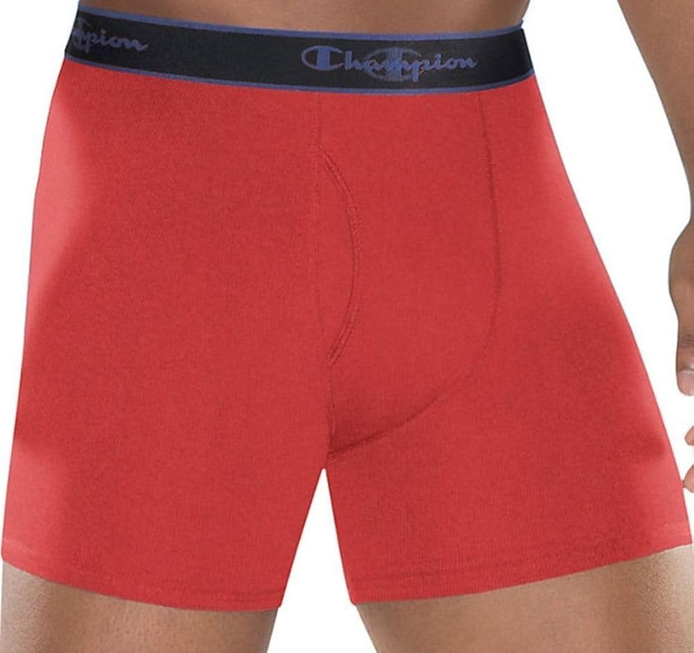 Champion Performance Cotton Regular Boxer Brief 3Pack at Amazon Men’s