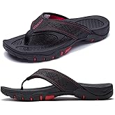 KIIU Mens Thong Sandals Indoor and Outdoor Beach Flip Flop