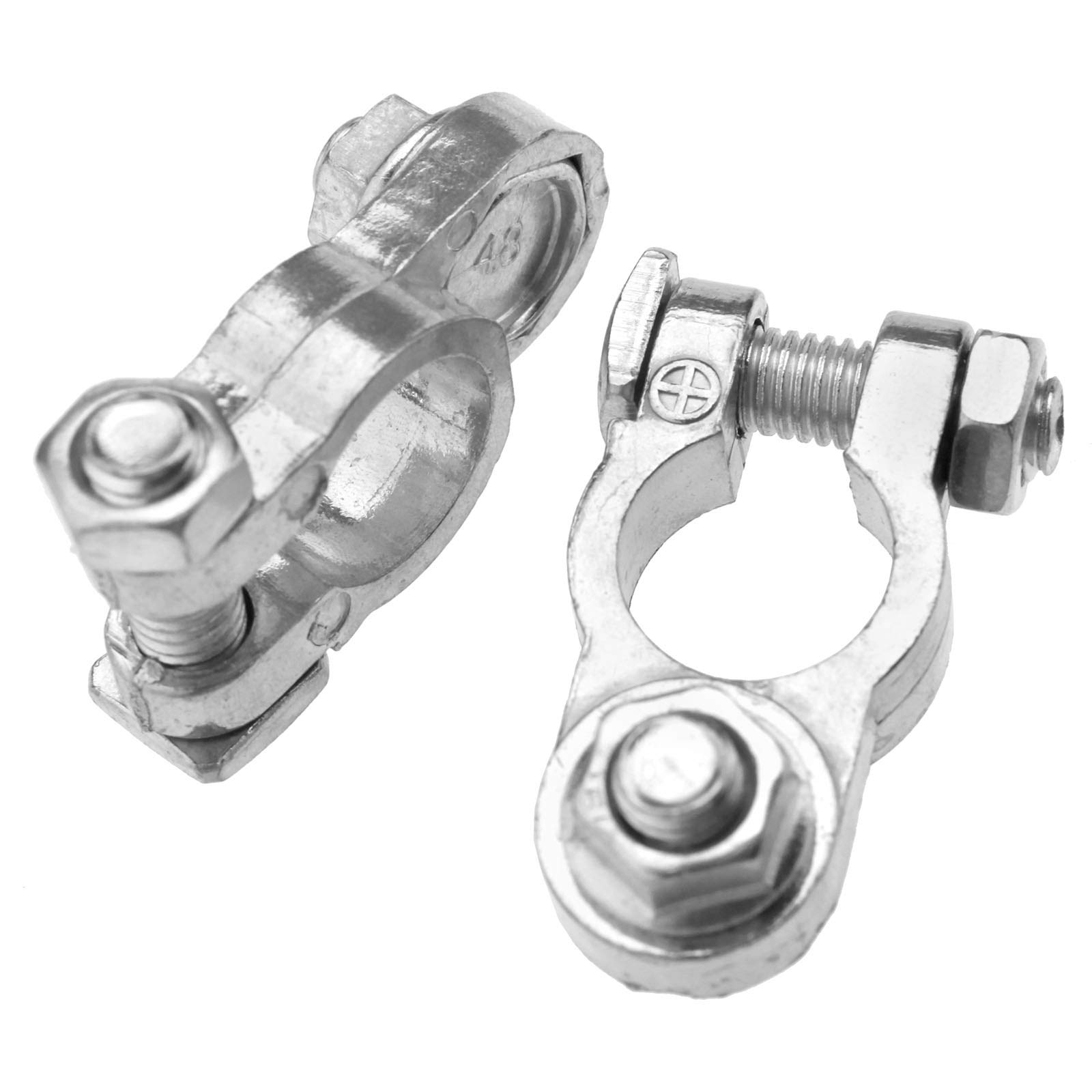 Create idea Car Electric M8 Positive & Negative Battery Terminals Connector Kit Zinc Alloy