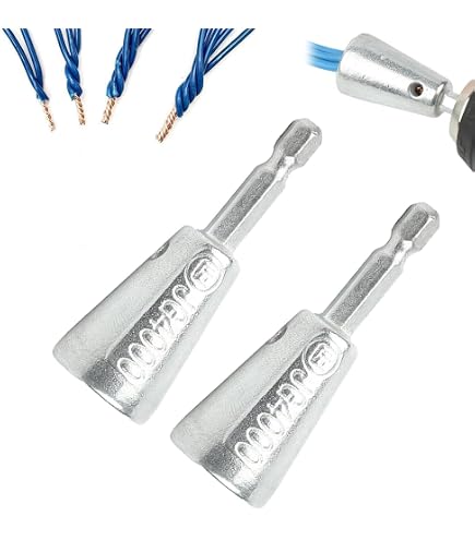 Wire Twisting Tool Wire Twisting Wire Twister Tool for Drill Wire Connector Driver with 1/4in Chuck for Almost Any Type or Brand of Wire Winding Connectors