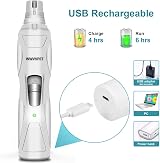 WWVVPET Pet Nail Grinder with LED Light 2 Grinding Heads 2 Speed Quiet view 4