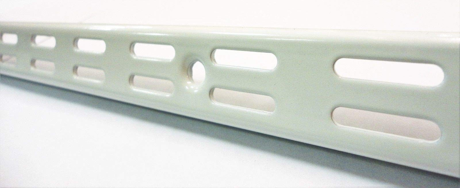 Pack of 10 Twin Double Slot Shelving Wall Mounted Uprights Size 430mm